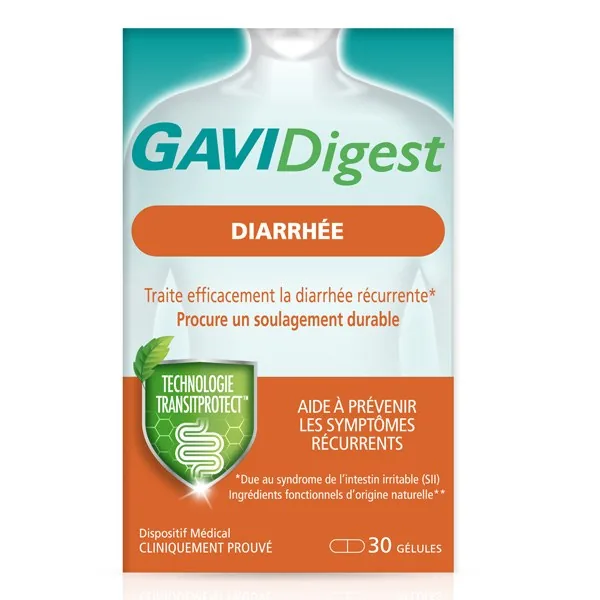 Gavidigest Diarrhée gélules — boîte de 30