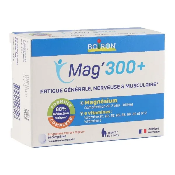 MAG'300+ fatigue comprimés 80
