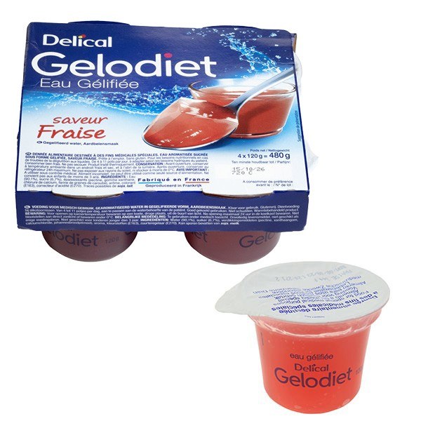 EAU GELIFIEE GELODIET POMM4X120G