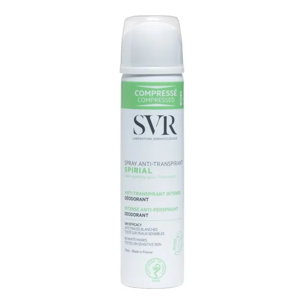 SVR Spirial spray anti-transpirant — lot de 2 × 75 ml