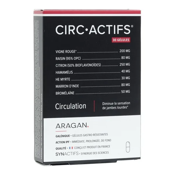 Aragan Synactifs Circ'Actifs — boîte de 30 gélules