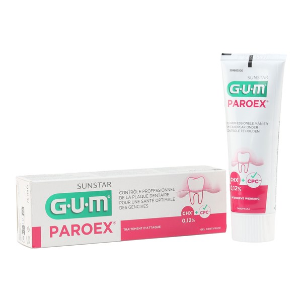 PAROEX DENT ANTIPLAQUE TUB 75MLX2