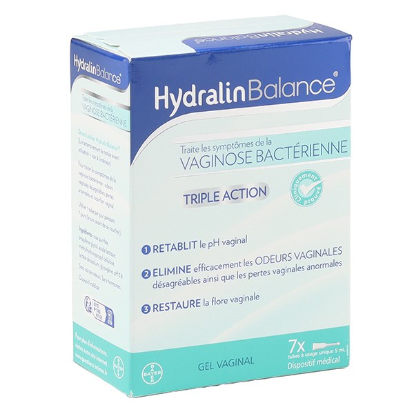 HYDRALIN BALANCE GEL VAGINAL 5MLX7