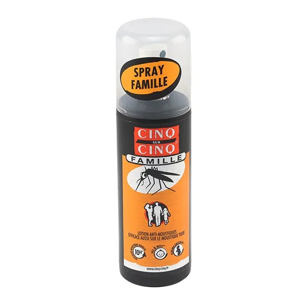 Cinq sur Cinq Famille spray répulsif anti-moustiques — 100 ml