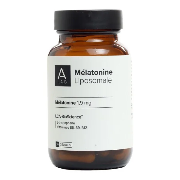 A-lab mélatonine liposomale — boîte de 30 gélules