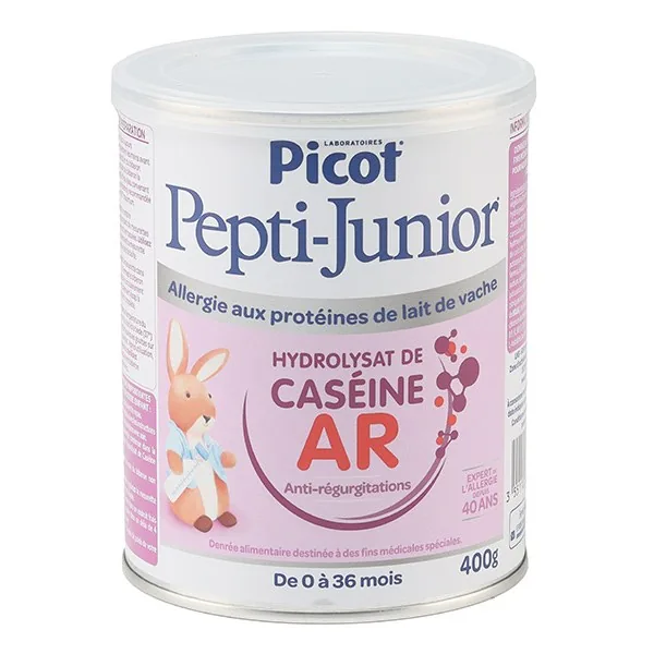 Picot Pepti Junior AR hydrolysat de caséine 0-36 mois — 400 g