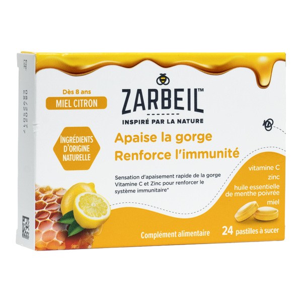 ZARBEIL GORGE IMMUNITE MIEL PAST24