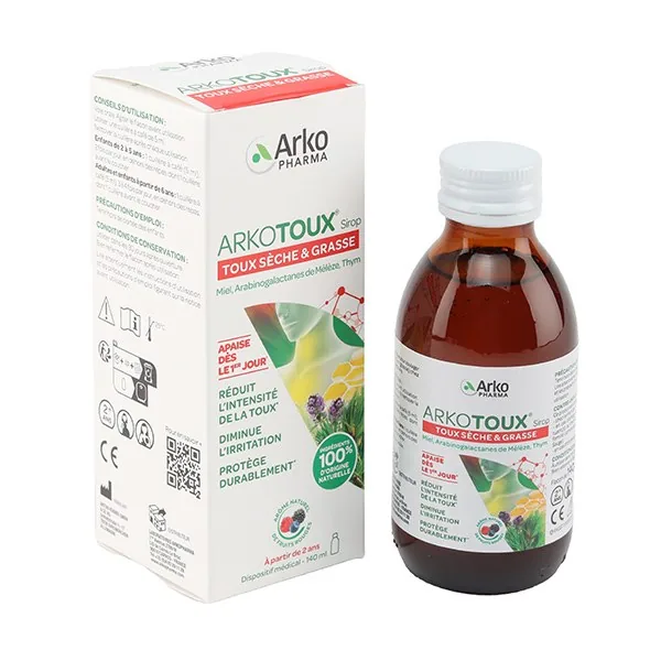 Arkomedica ArkoToux solution buvable — flacon de 140 ml