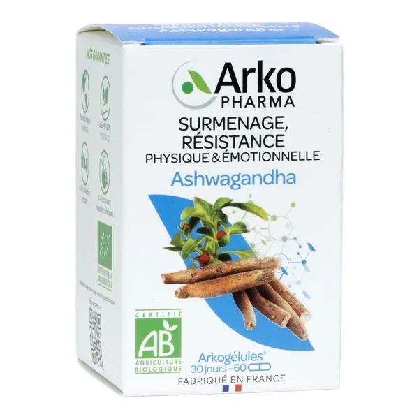 Arkogélules Ashwagandha bio — 120 gélules