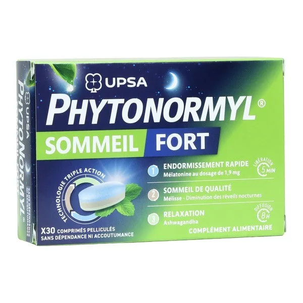 UPSA PhytoNormyl Sommeil Fort — 30 comprimés