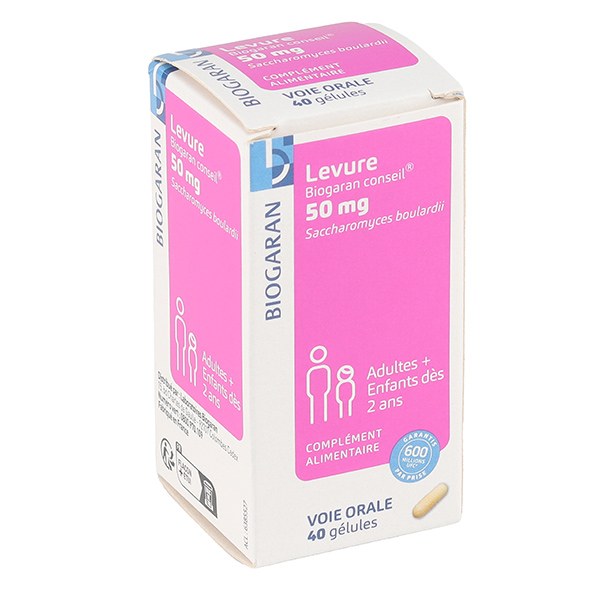 Levure bgr 50 mg gelul 40