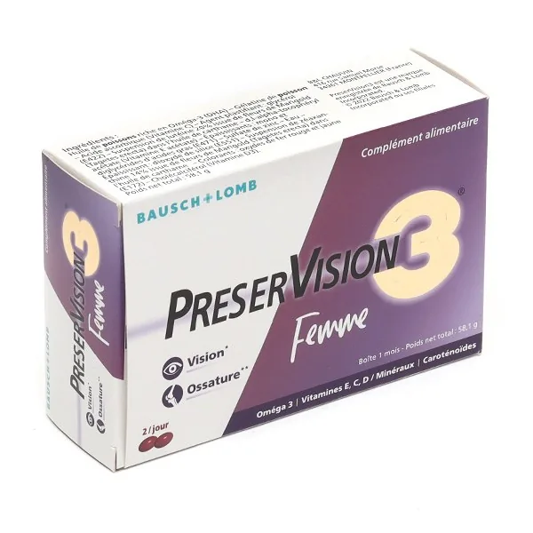 PreserVision 3 Femme — boîte de 60 capsules