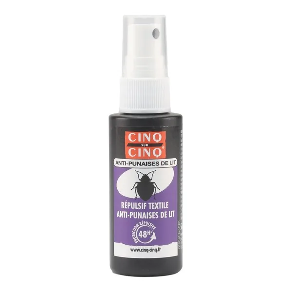 Cinq sur Cinq répulsif textile anti-punaises de lit — spray de 50 ml