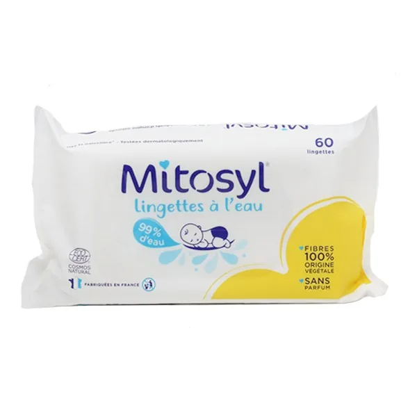 Mitosyl lingettes à l'eau — lot de 2 paquets de 60