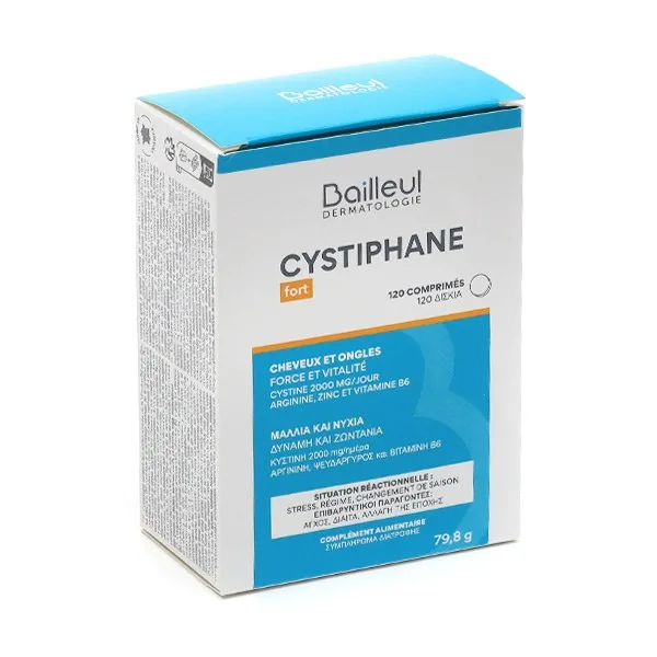 Cystiphane Fort cheveux et ongles — 360 comprimés