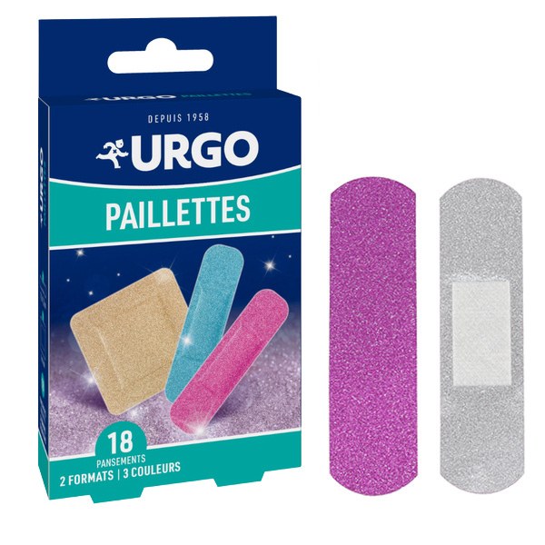 URGO PANS PAILLETTE 2 TAILLE BT 18