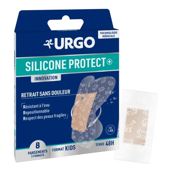 URGO PANS SILICONE PROTECT+ KIDS 8