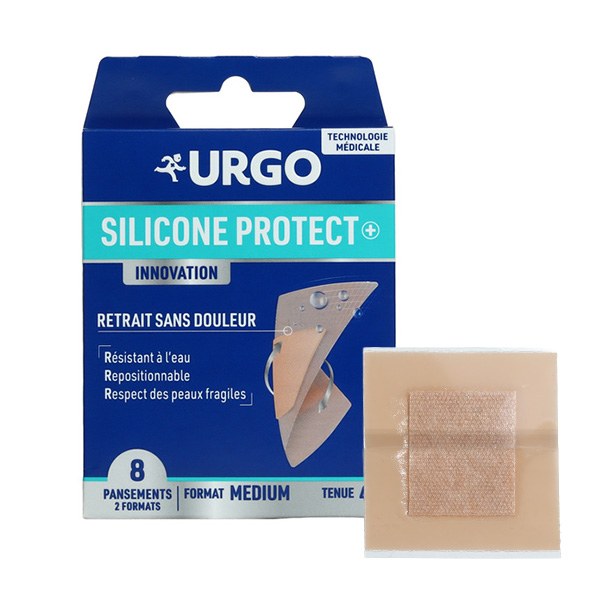 URGO PANS SILICONE PROTECT+ MED 8