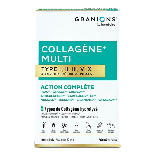 Granions Collagène Multi comprimés — boîte de 60