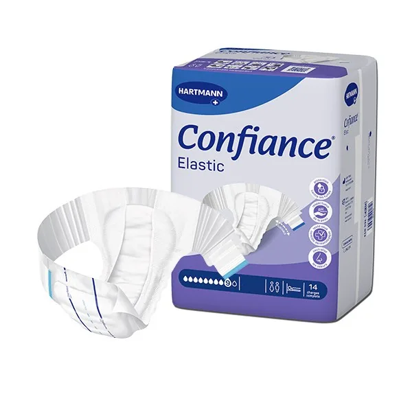 Confiance Elastic changes complets 9 gouttes taille S — paquet de 26