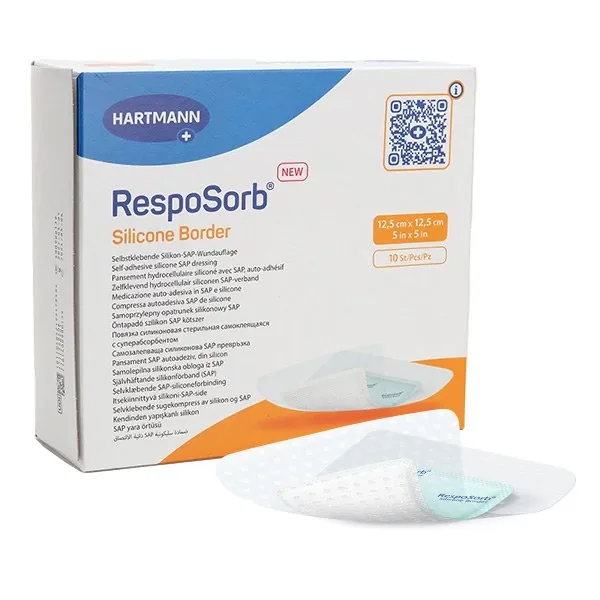 Resposorb silic border 10x 10 cm 10