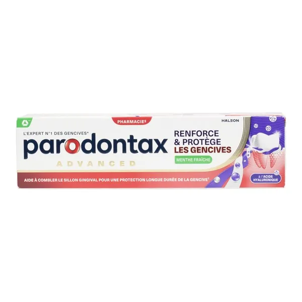 Parodontax dentifrice à l'acide hyaluronique — lot de 2 × 75 ml