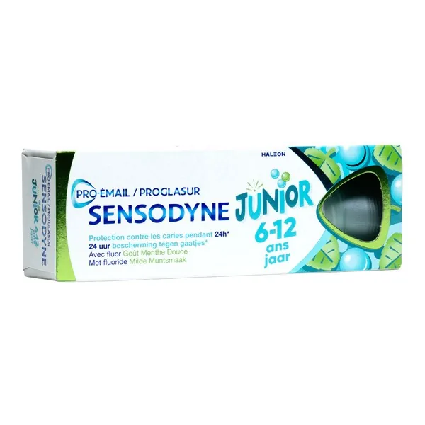 Sensodyne Junior dentifrice — tube de 50 ml
