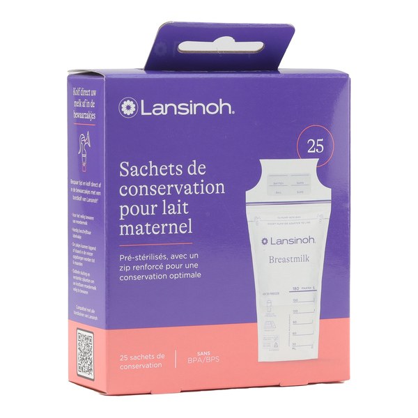 LANSINOH SACH CONSERV LAIT MATER25