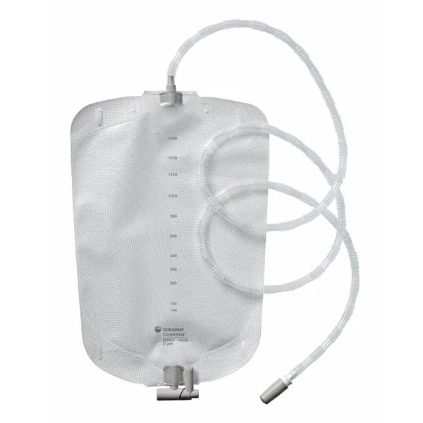 Conveen poche à urine de nuit vidangeable 2 L réf. 21346 — boîte de 30