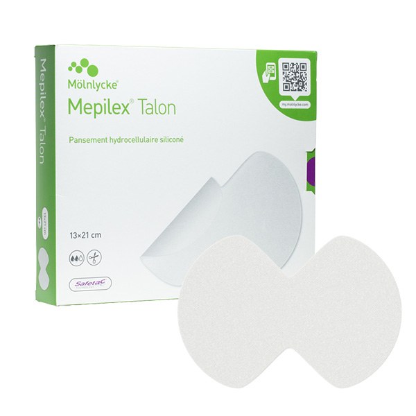 Mepilex talon pansement 13x 21 cm 10