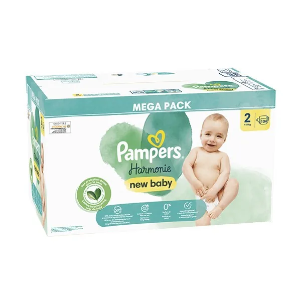 Pampers Harmonie couches taille 1 — paquet de 22