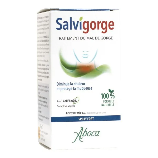 Aboca Salvigorge spray pour la gorge — 30 ml