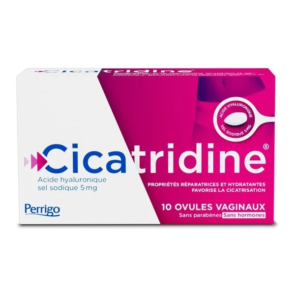 Cicatridine ovules vaginaux à l'acide hyaluronique — boîte de 10