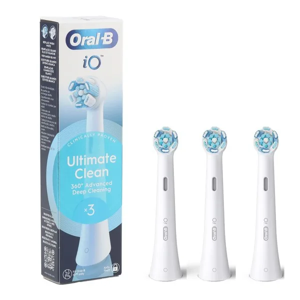 Oral-B iO Ultimate Clean brossettes de rechange — lot de 3