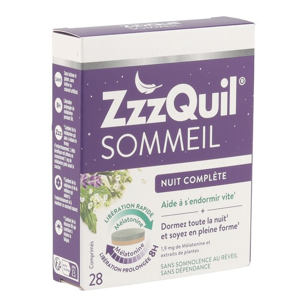 ZZZQUIL SOMMEIL NUIT COMP CPR 28
