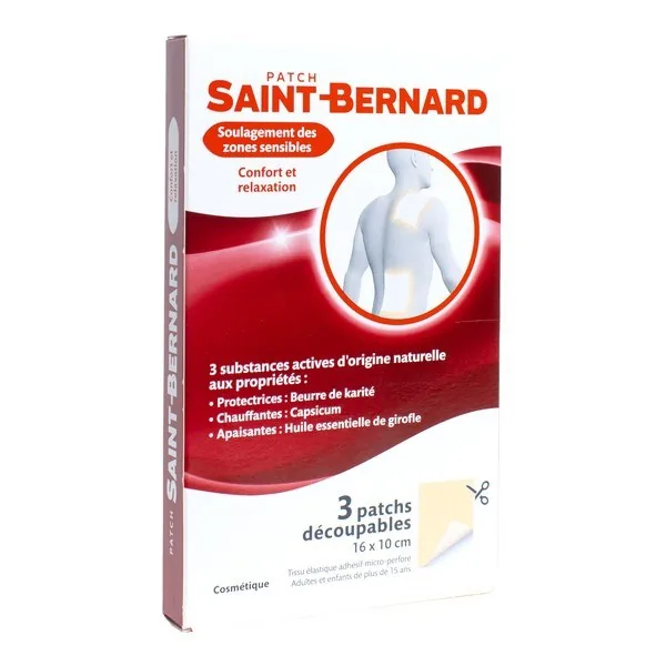 Saint-Bernard patchs chauffants — boîte de 3