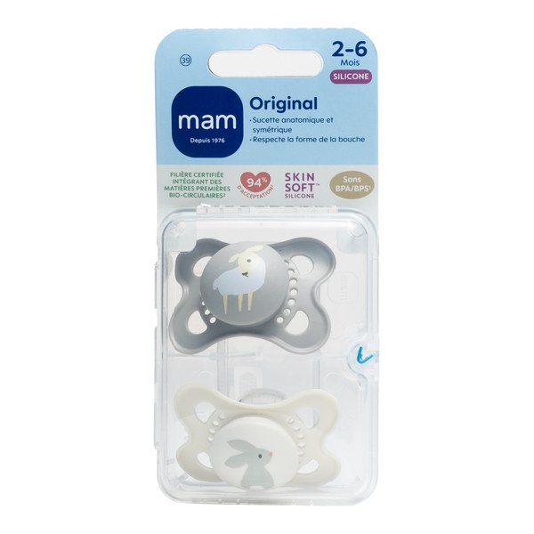 SUCET MAM ORIGIN NATUR SIL 2-6M X2