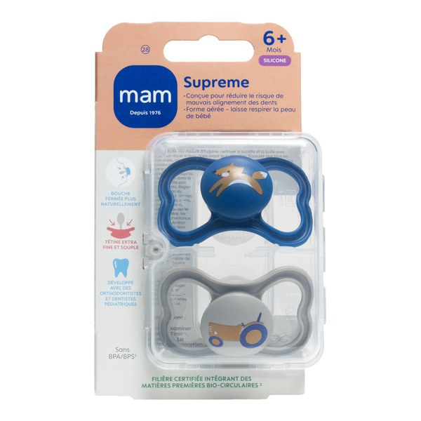 SUCET MAM SUPREME SIL 6M+ X2