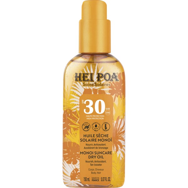 Huile sèche solaire SPF 30 – Monoï
