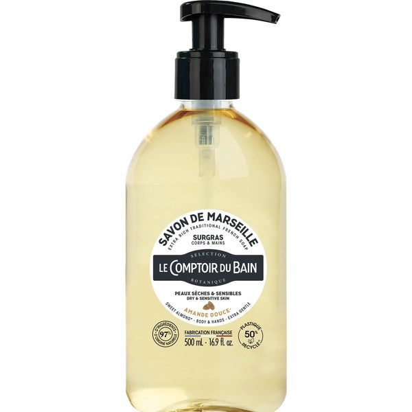 Savon liquide surgras – Amande