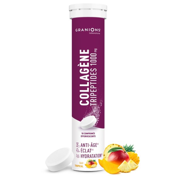 Granions Collagène Tripeptides 1000 mg — 18 comprimés effervescents