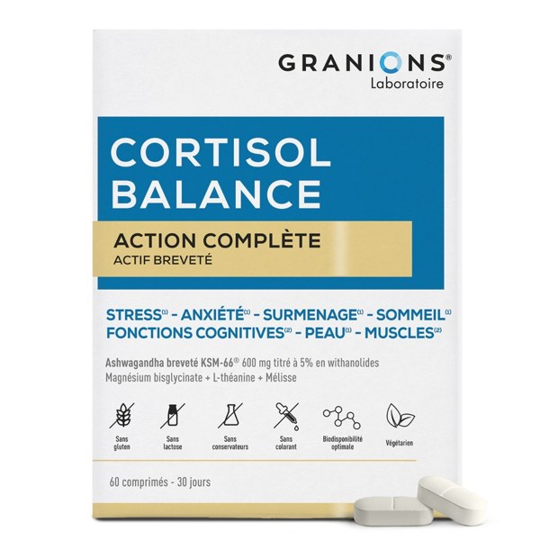 Granions Cortisol Balance — 60 comprimés
