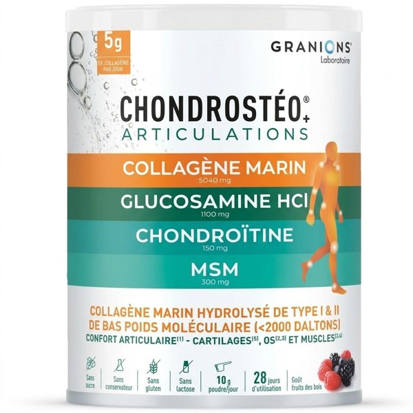 Chondrostéo+ Collagène marin — poudre 280 g
