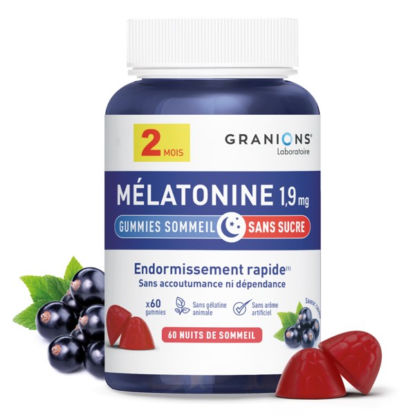Granions Mélatonine 1,9 mg — 60 gummies