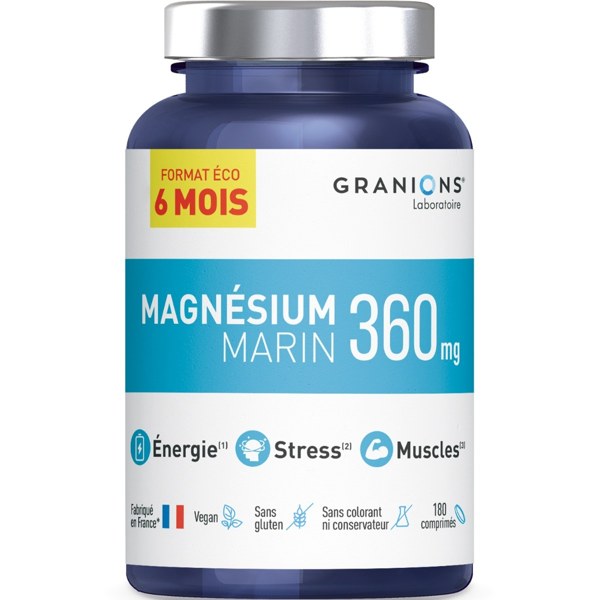 Granions Magnésium Marin — 180 comprimés