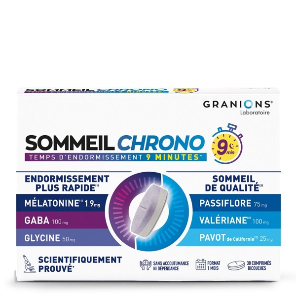 Granions Sommeil Chrono — 30 comprimés