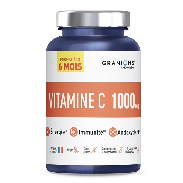 Granions Vitamine C 1000 mg — 180 comprimés (6 mois)