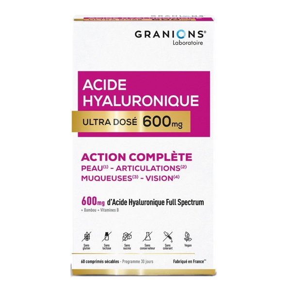 Granions Acide Hyaluronique 600 mg — 60 comprimés