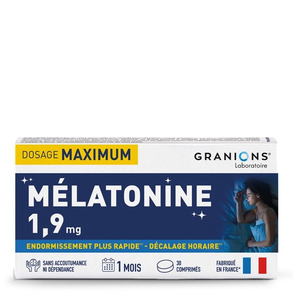 Granions Mélatonine 1,9 mg — 30 comprimés