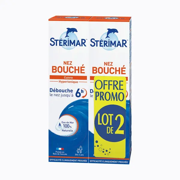 Stérimar Nez-Bouche — lot de 2 × 100 ml